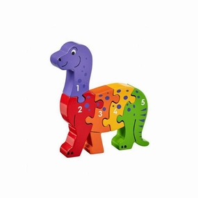 Lanka Kade Wooden 1-5 Puzzle Dinosaur
