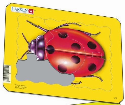 Larsen Insects Small Frame Tray Puzzle Ladybug