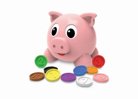 Learn with Me Interactive Numbers & Colors Pig E Bank Learning Toy