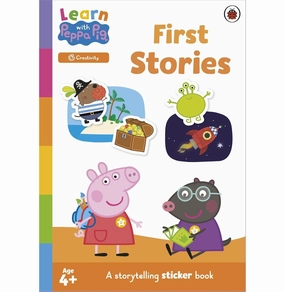 Learn with Peppa: First Stories sticker activity book [Paperback] Peppa Pig