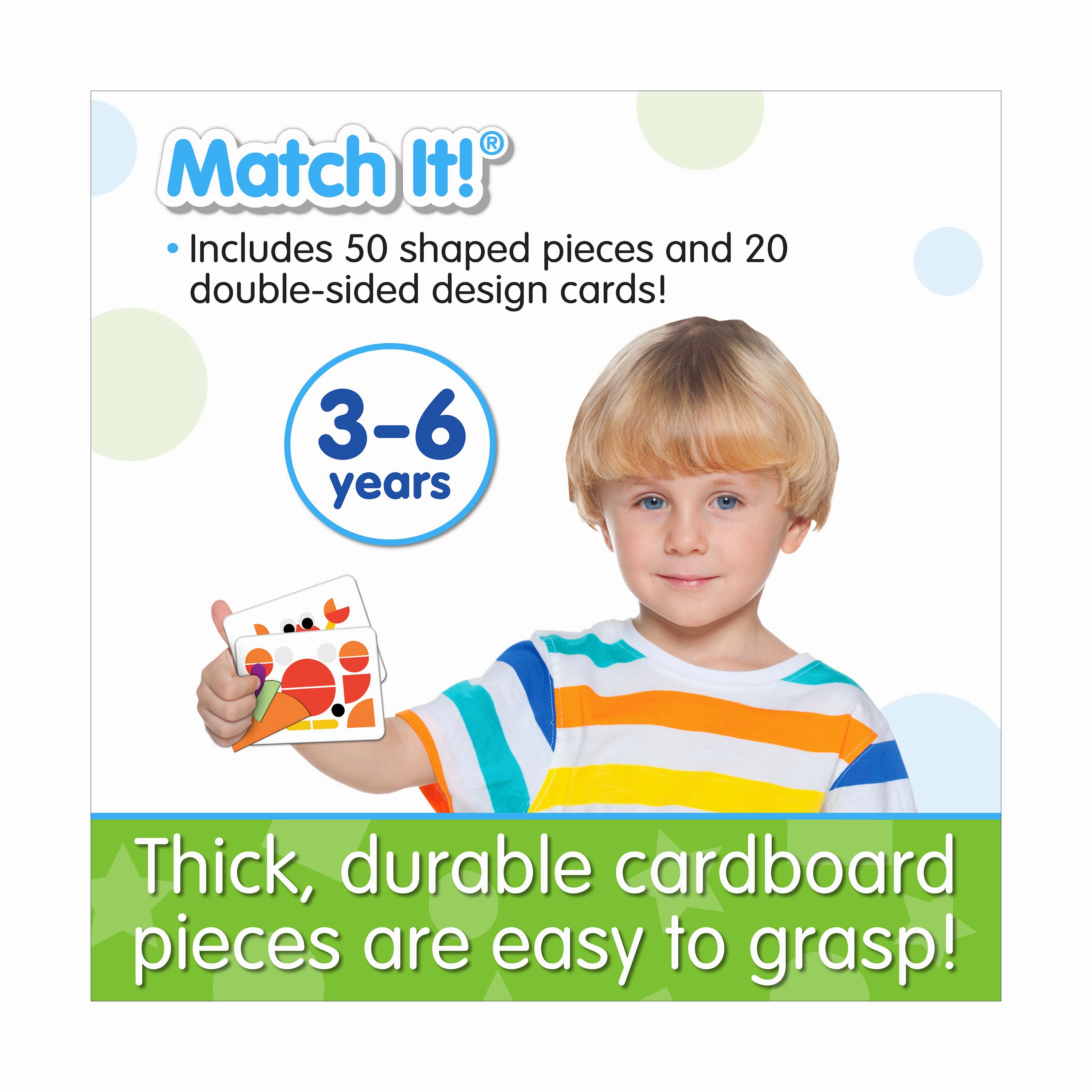 Learning Journey Match It! Tangram Puzzle Set - 50 Pieces