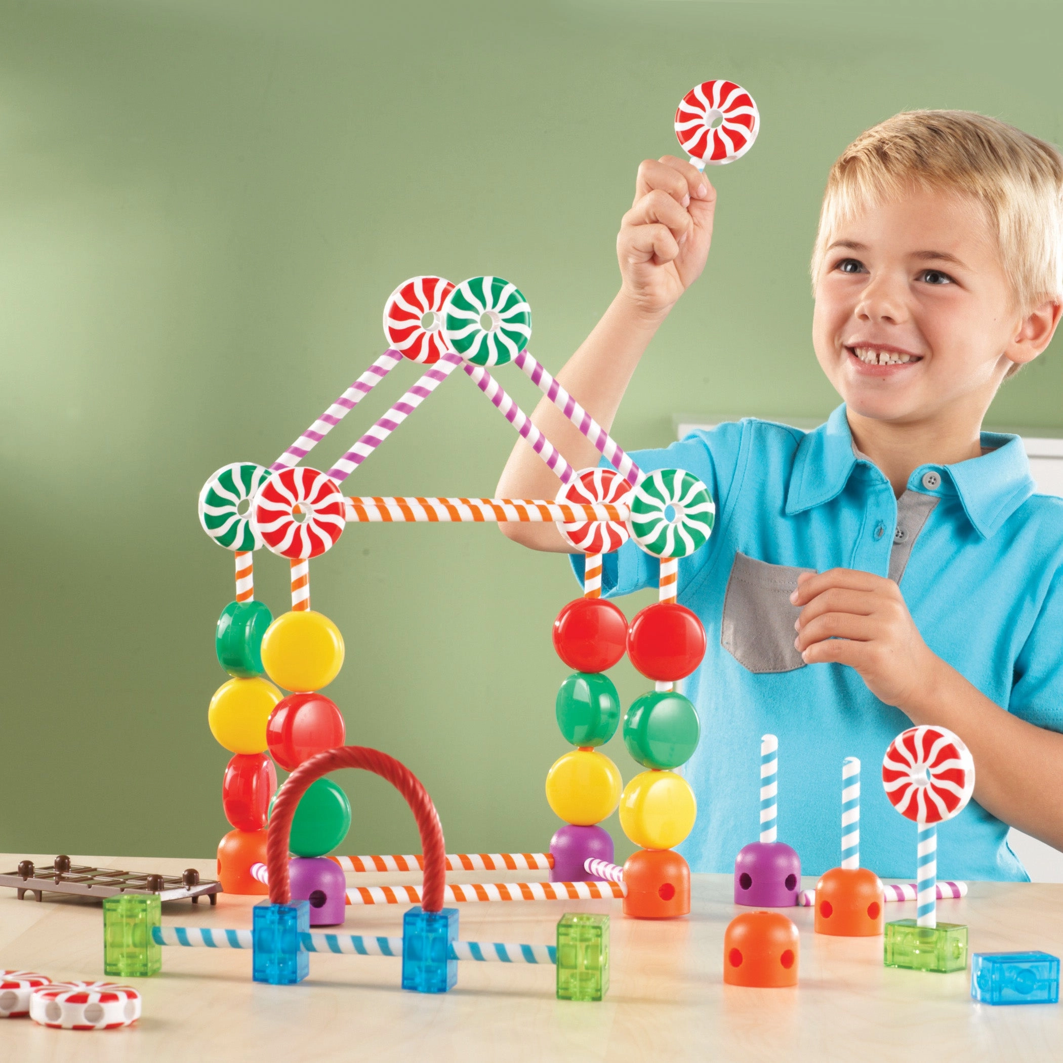 Learning Resources Candy Construction Building Set - 90 Pieces