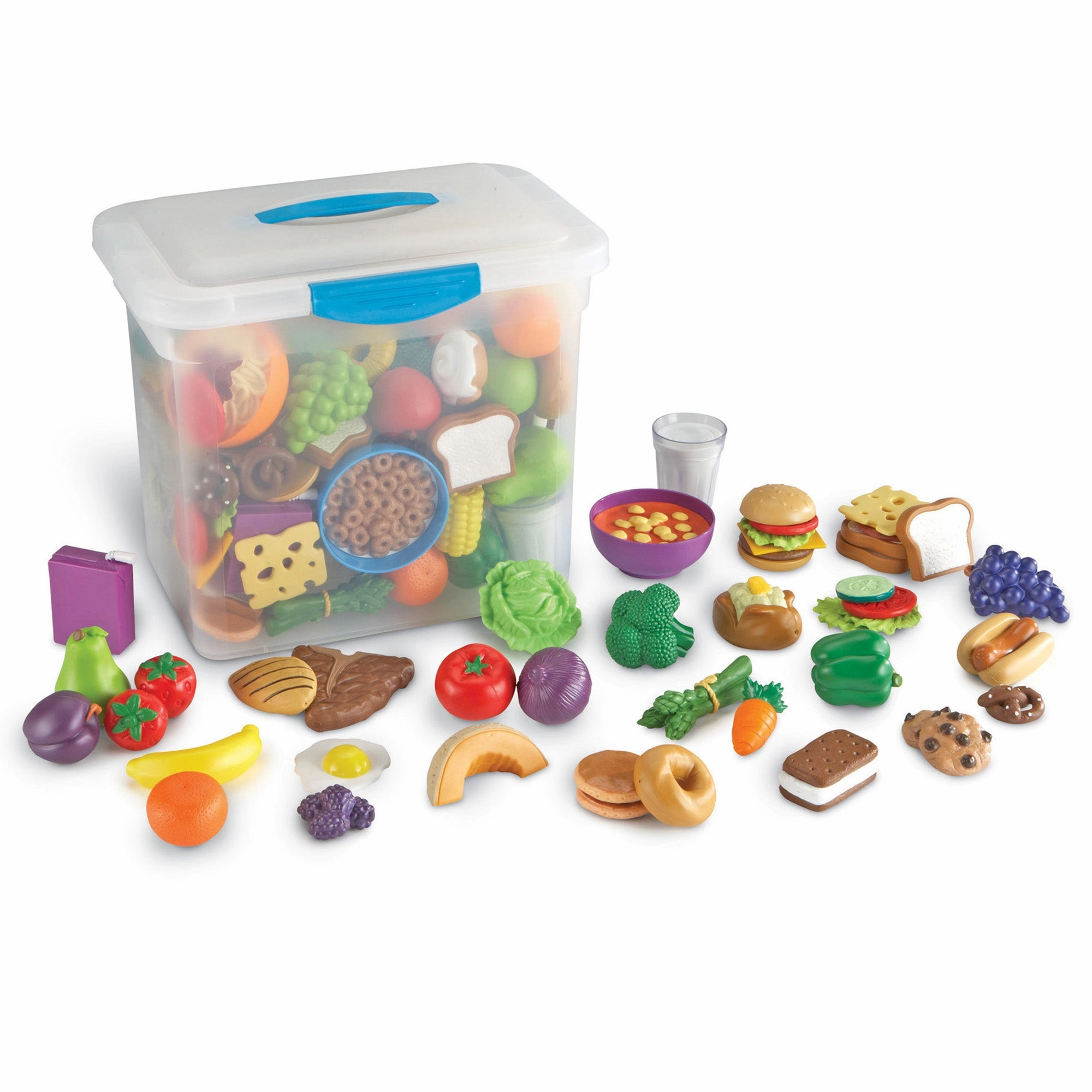 Learning Resources New Sprouts Play Food Set - Classroom Assortment in Large Tote