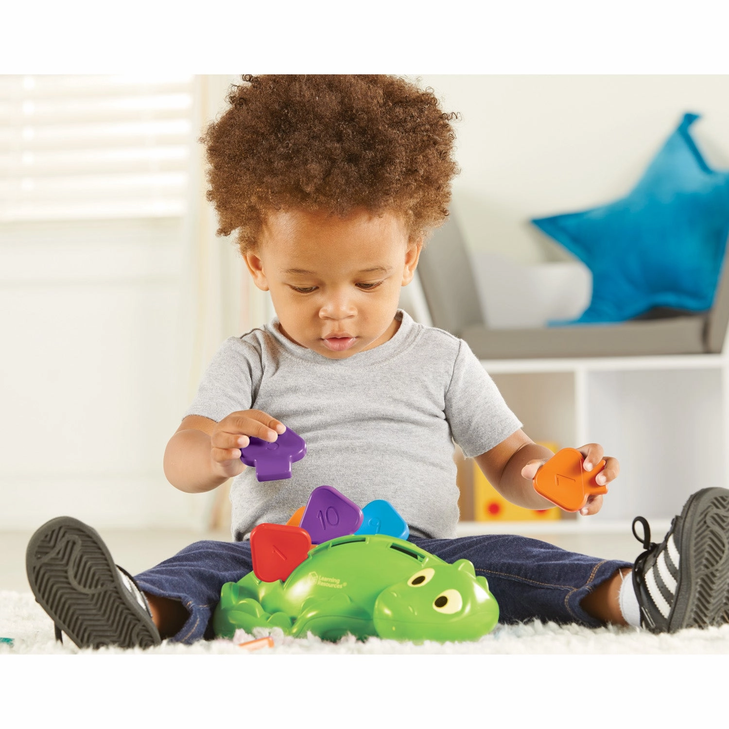 Learning Resources Steggy the Fine Motor Dino - Color and Number Skills