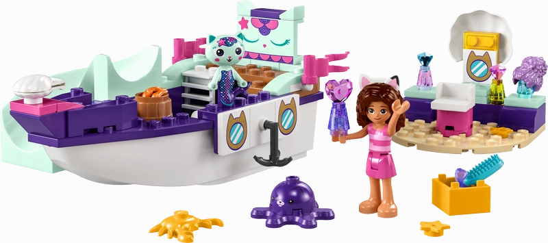 LEGO 10786 Gabby's Dollhouse Gabby & Mercats Ship And Spa