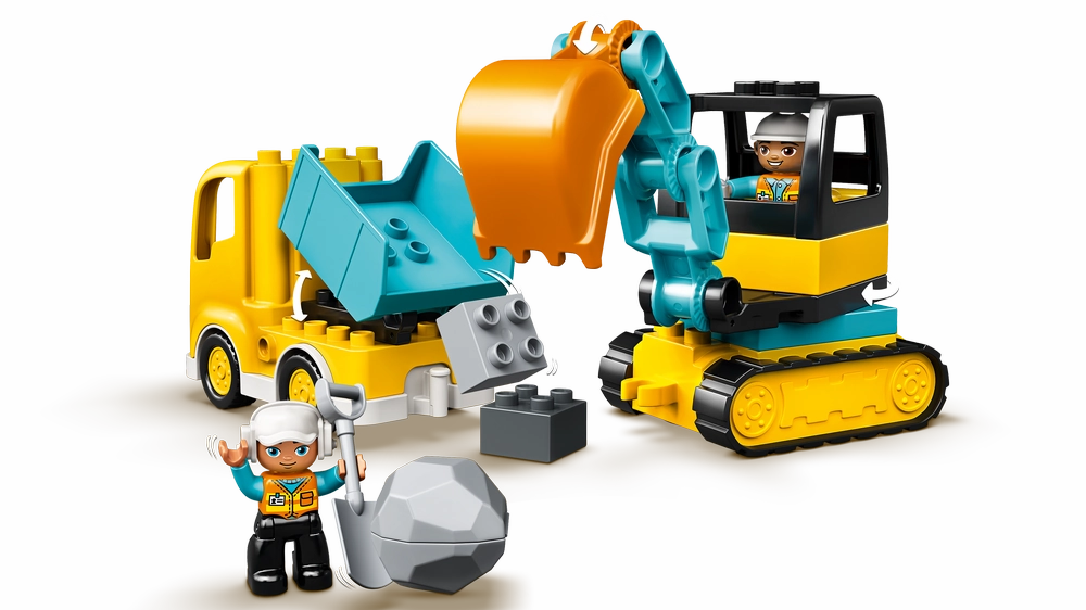 LEGO 10931 DUPLO Construction Truck & Tracked Excavator