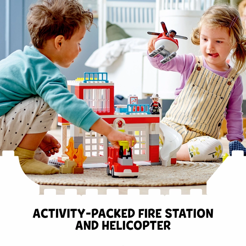 LEGO 10970 DUPLO Fire Station & Helicopter