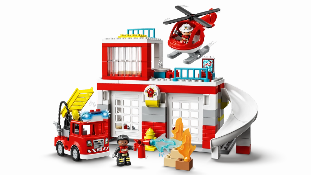 LEGO 10970 DUPLO Fire Station & Helicopter