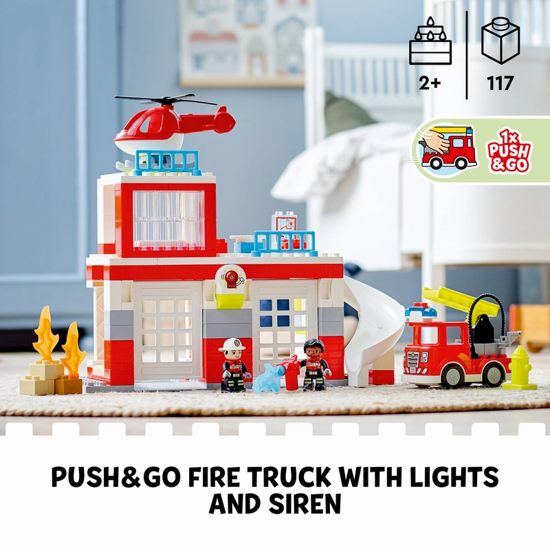 LEGO 10970 DUPLO Fire Station & Helicopter