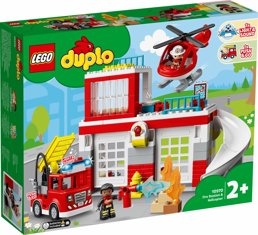 LEGO 10970 DUPLO Fire Station & Helicopter