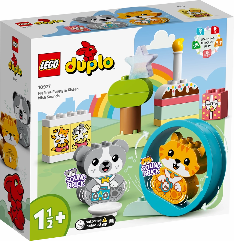 LEGO 10977 DUPLO My First Puppy & Kitten With Sounds