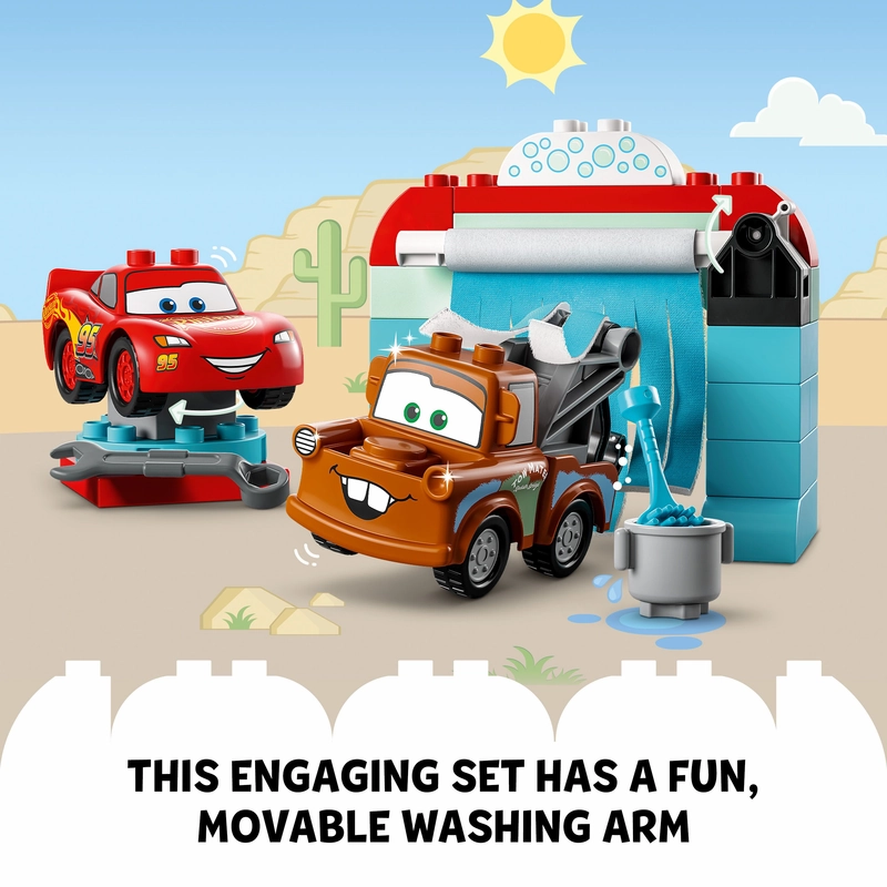 LEGO 10996 DUPLO Disney Cars Lightning Mcqueen & Mater's Car Wash Fun