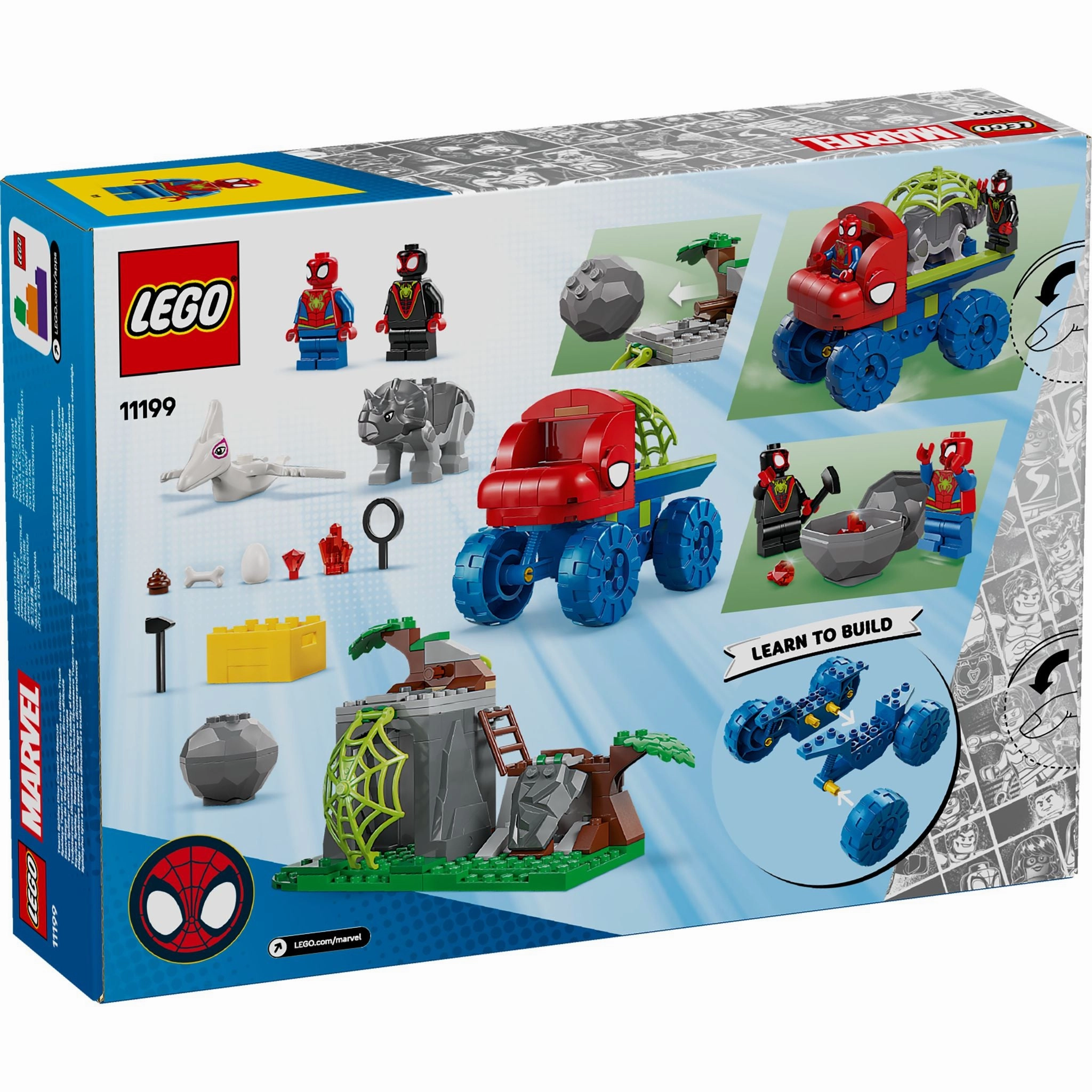 LEGO 11199 Marvel Spidey and His Amazing Friends Team Spidey Dino Crawler Rescue