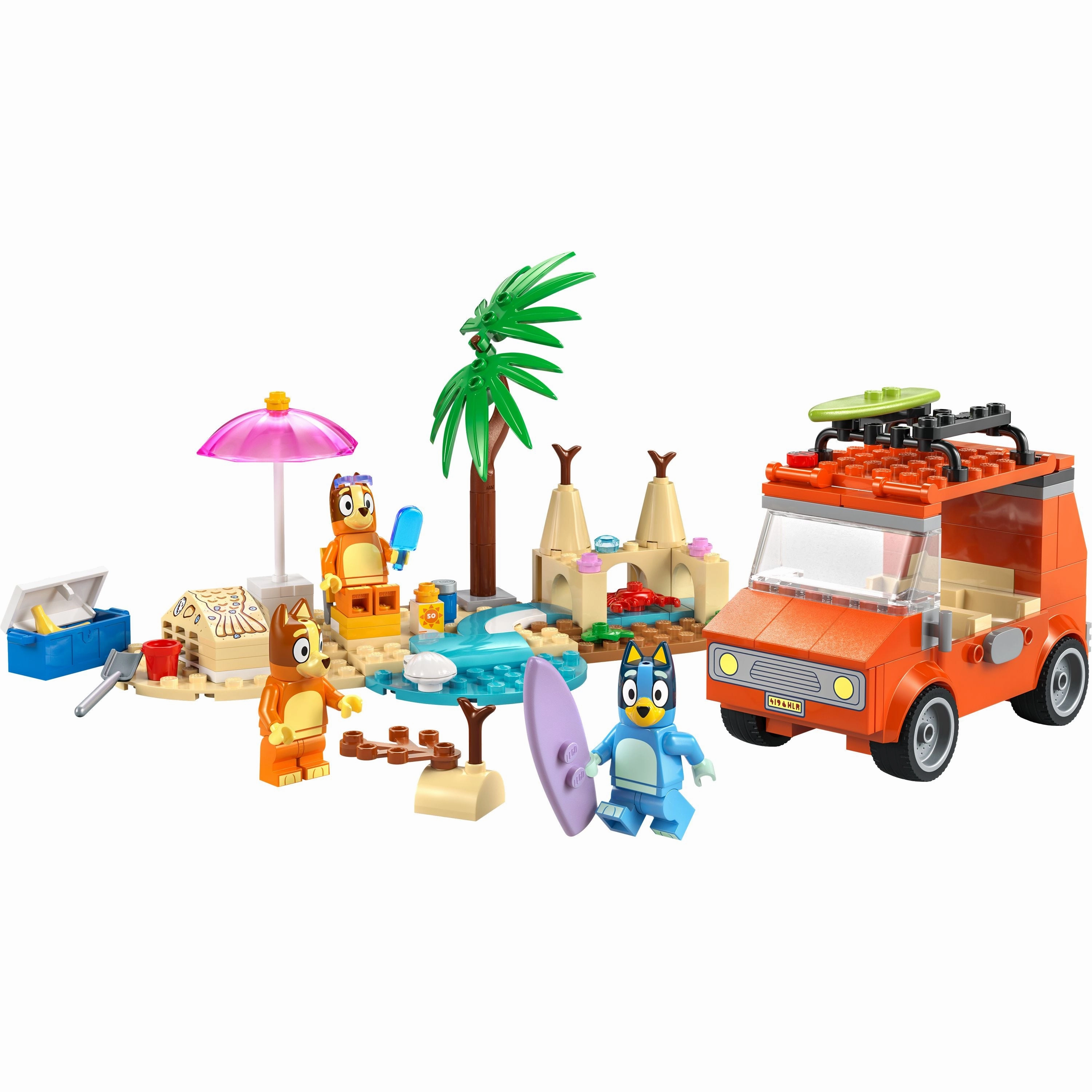 LEGO 11202 Bluey: Blueys Beach & Family Car Trip