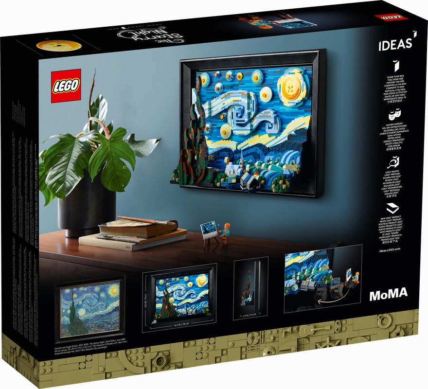 LEGO 21333 Ideas Vincent Van Gogh - The Starry Night