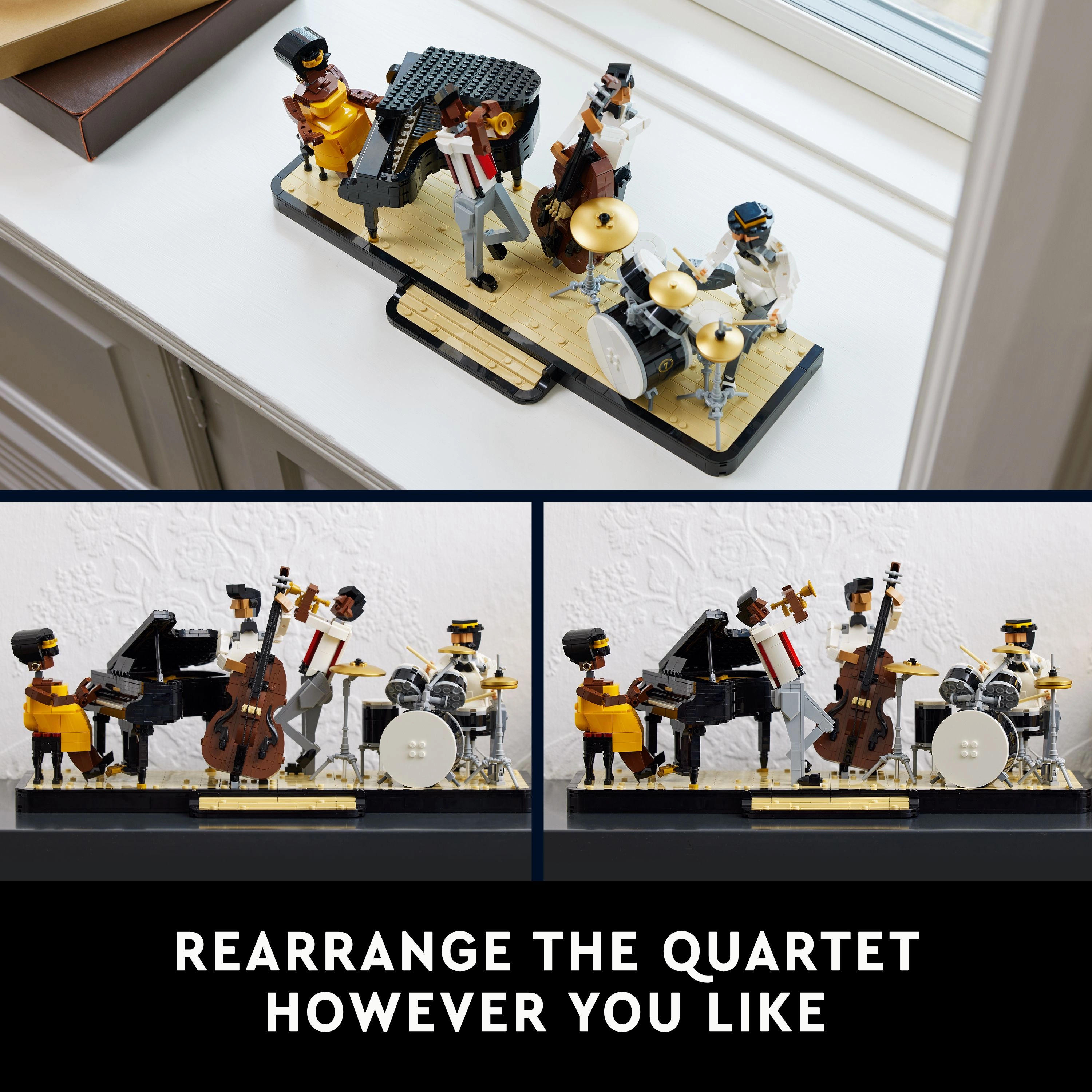 LEGO 21334 Ideas Jazz Quartet 21334 Building Kit For Music-Loving Adults