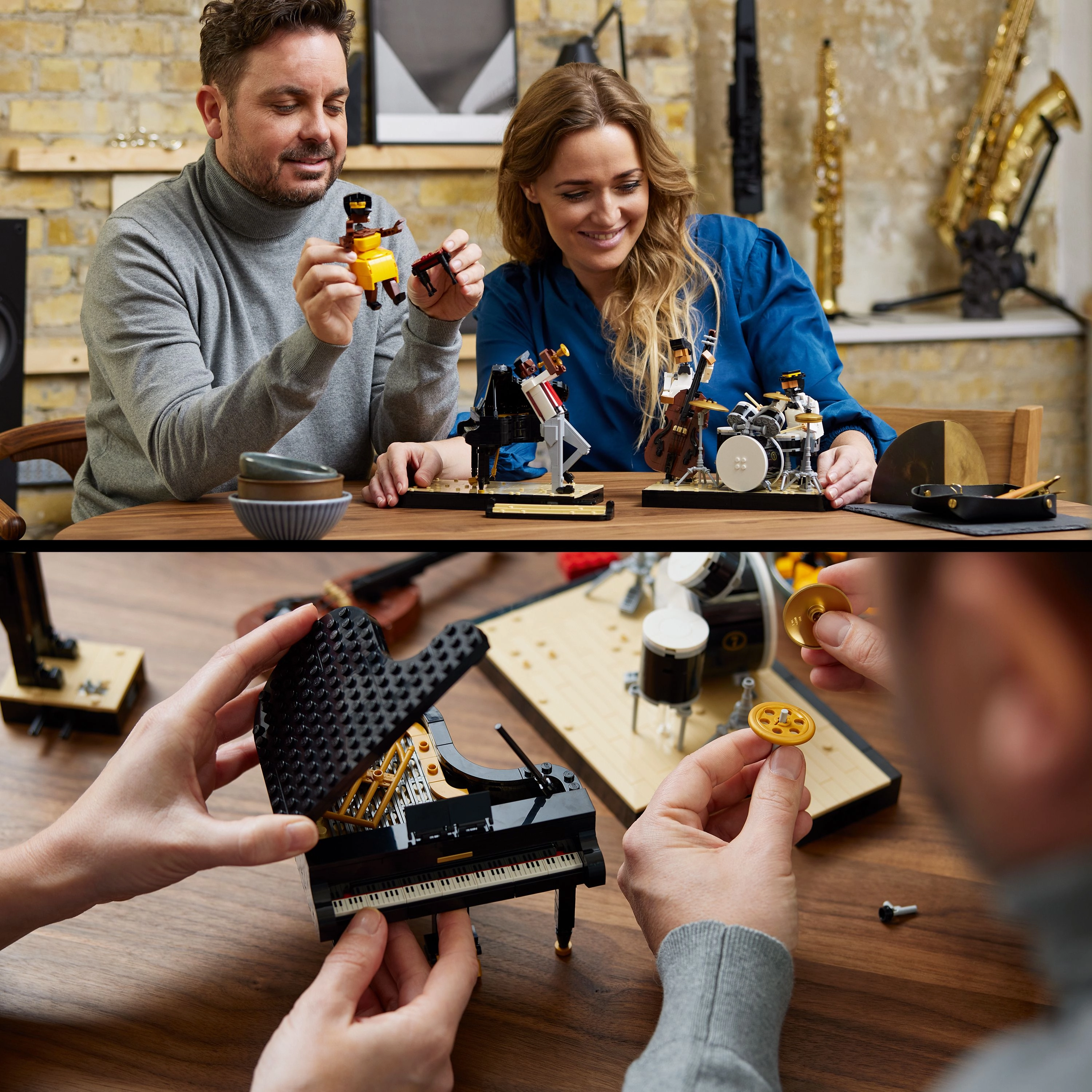 LEGO 21334 Ideas Jazz Quartet 21334 Building Kit For Music-Loving Adults