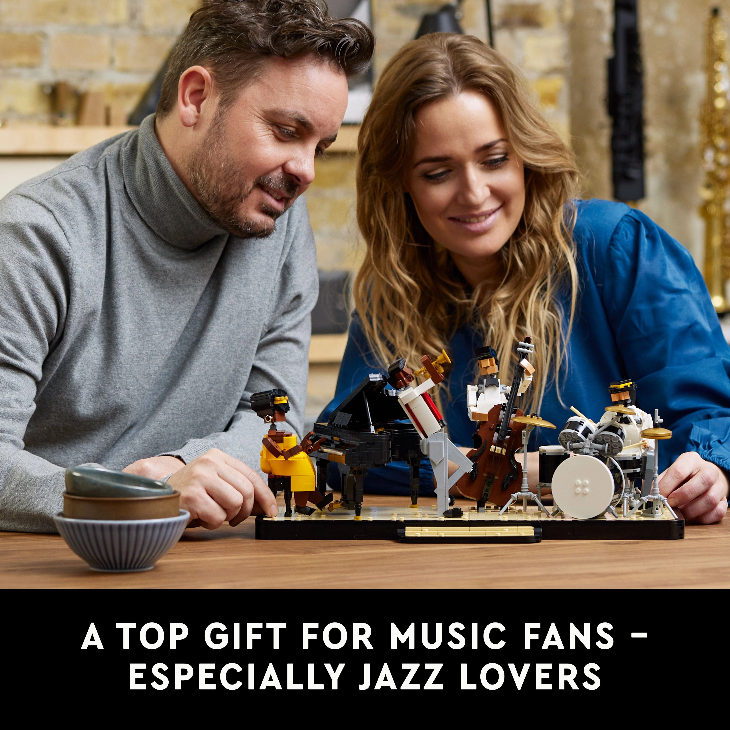 LEGO 21334 Ideas Jazz Quartet 21334 Building Kit For Music-Loving Adults