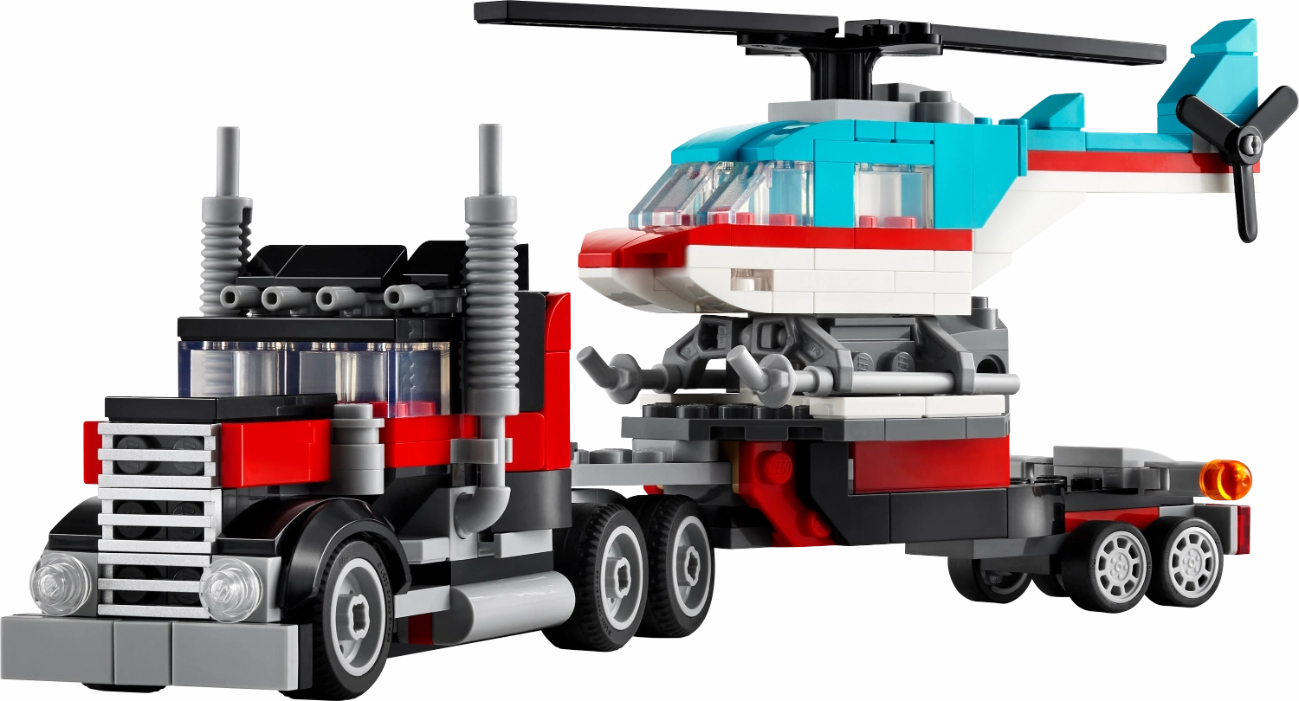 LEGO 31146 Creator Flatbed Truck With Helicopter