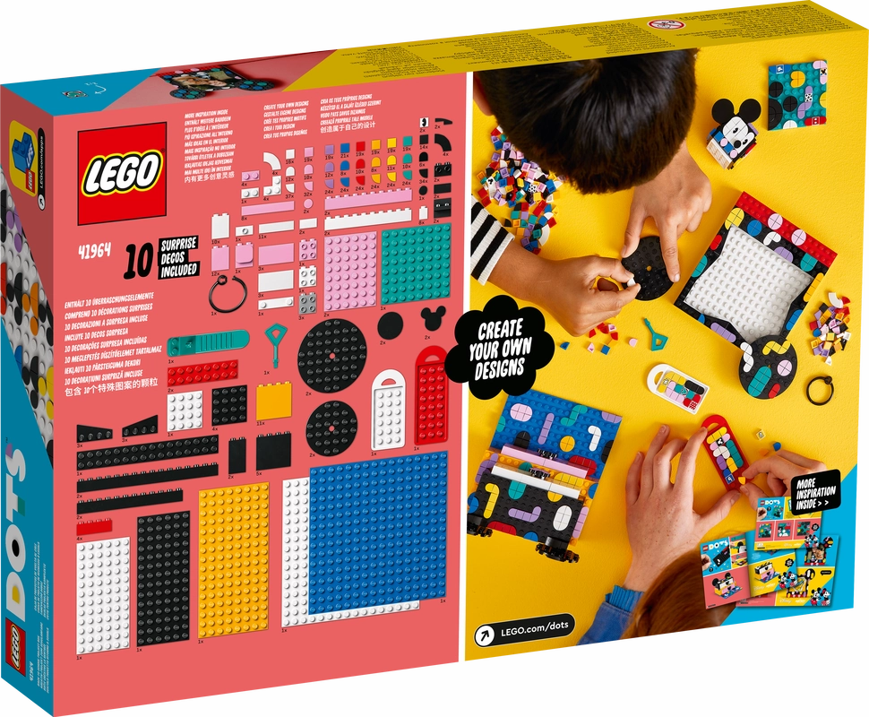 LEGO 41964 Dots Disney Mickey Mouse & Minnie Mouse Back To School Project Box