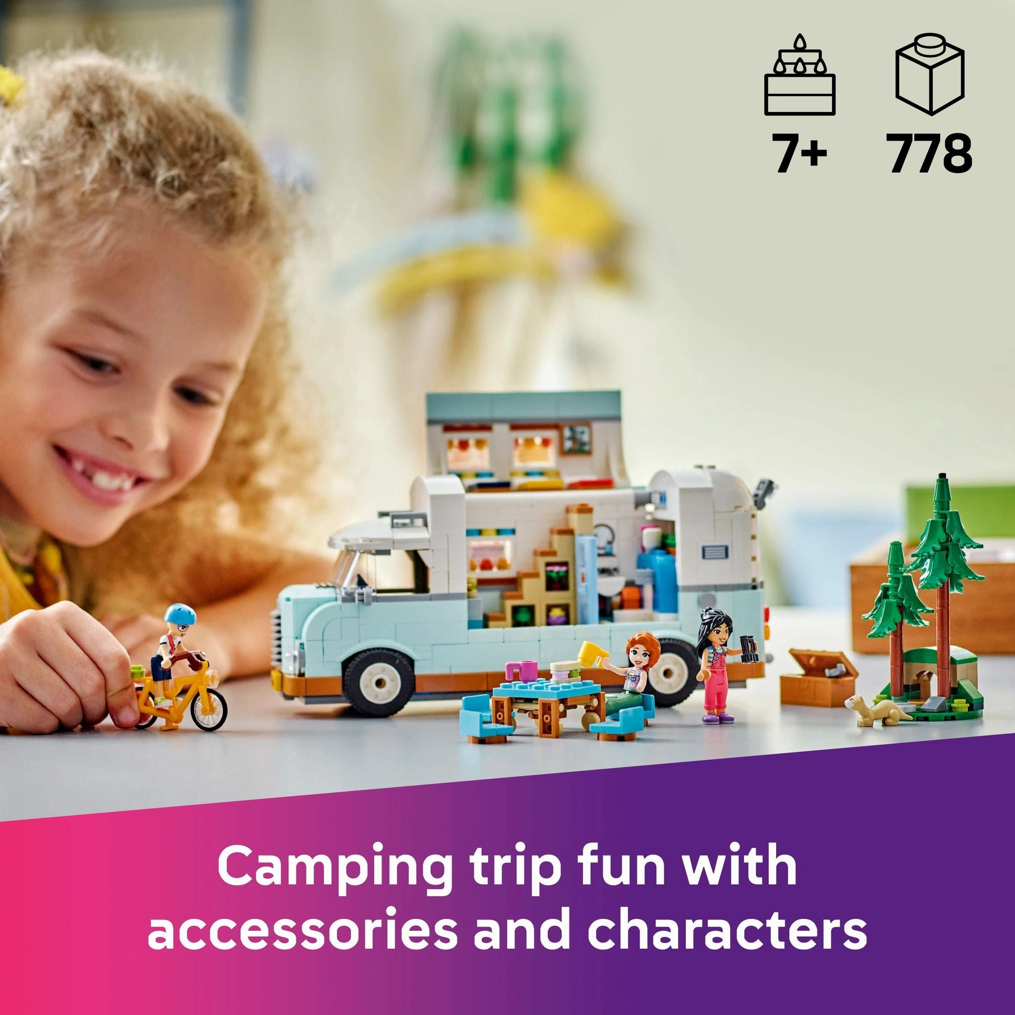 LEGO 42663 Friends Friendship Camper Van Adventure