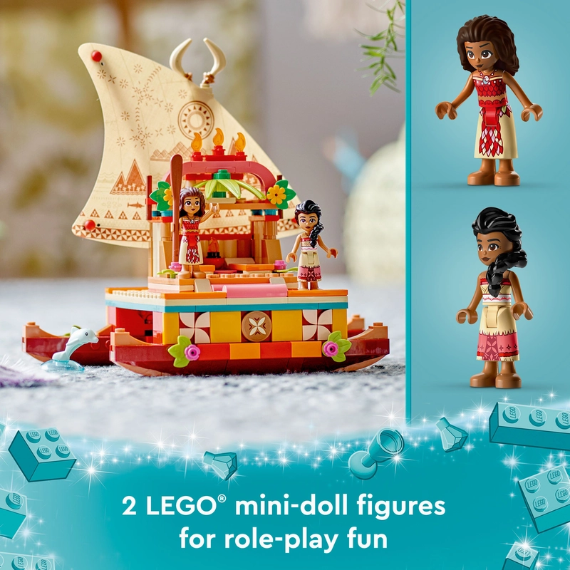 LEGO 43210 Disney Princess Moana's Wayfinding Boat