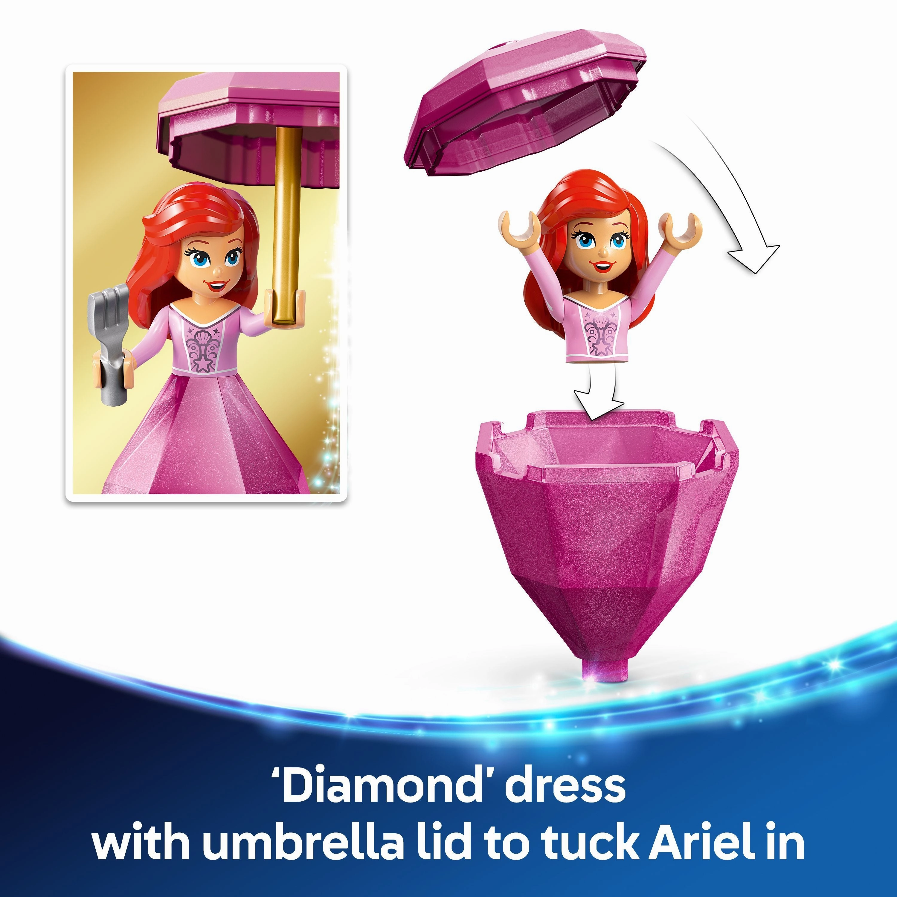 LEGO 43259 Disney Princess Twirling Ariel