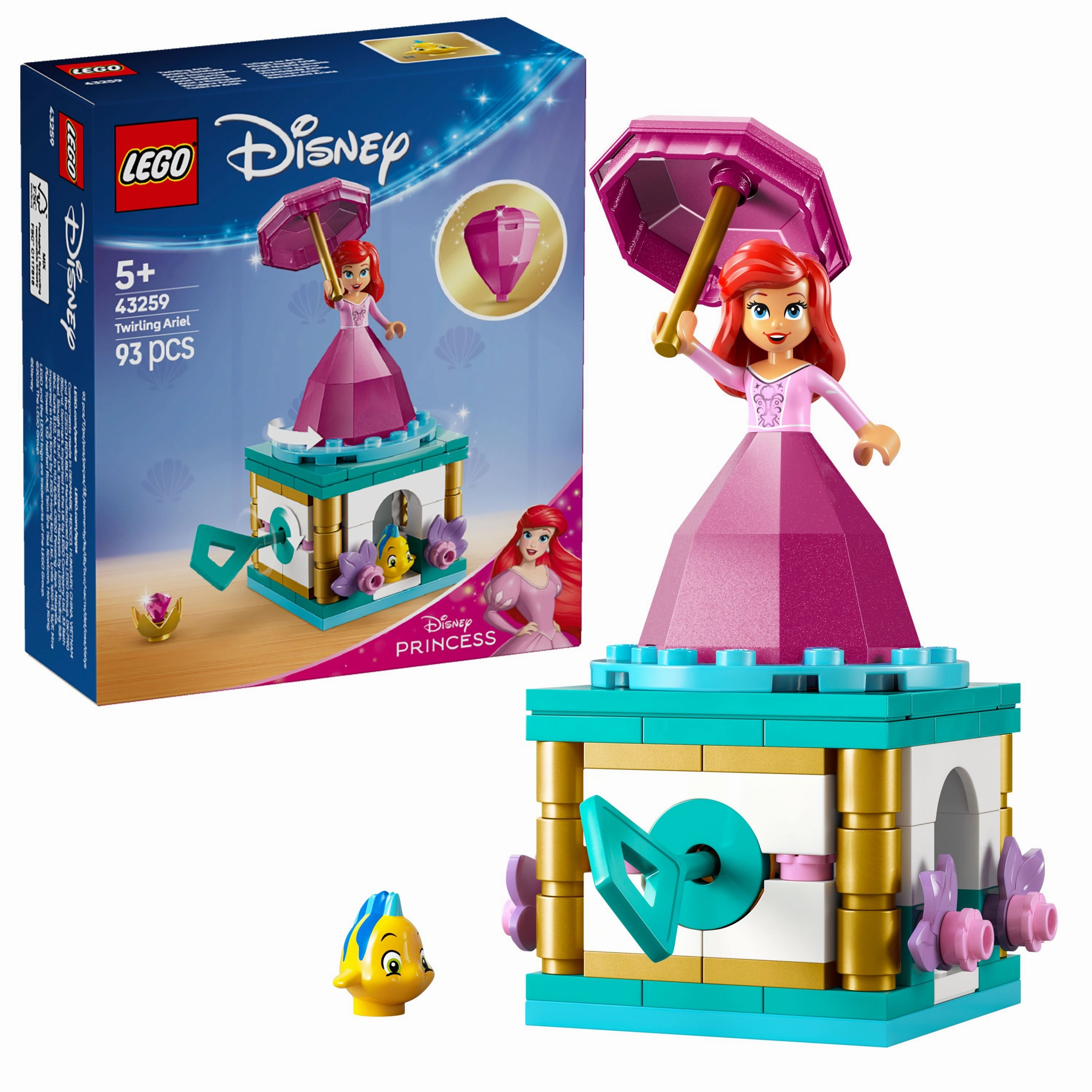 LEGO 43259 Disney Princess Twirling Ariel