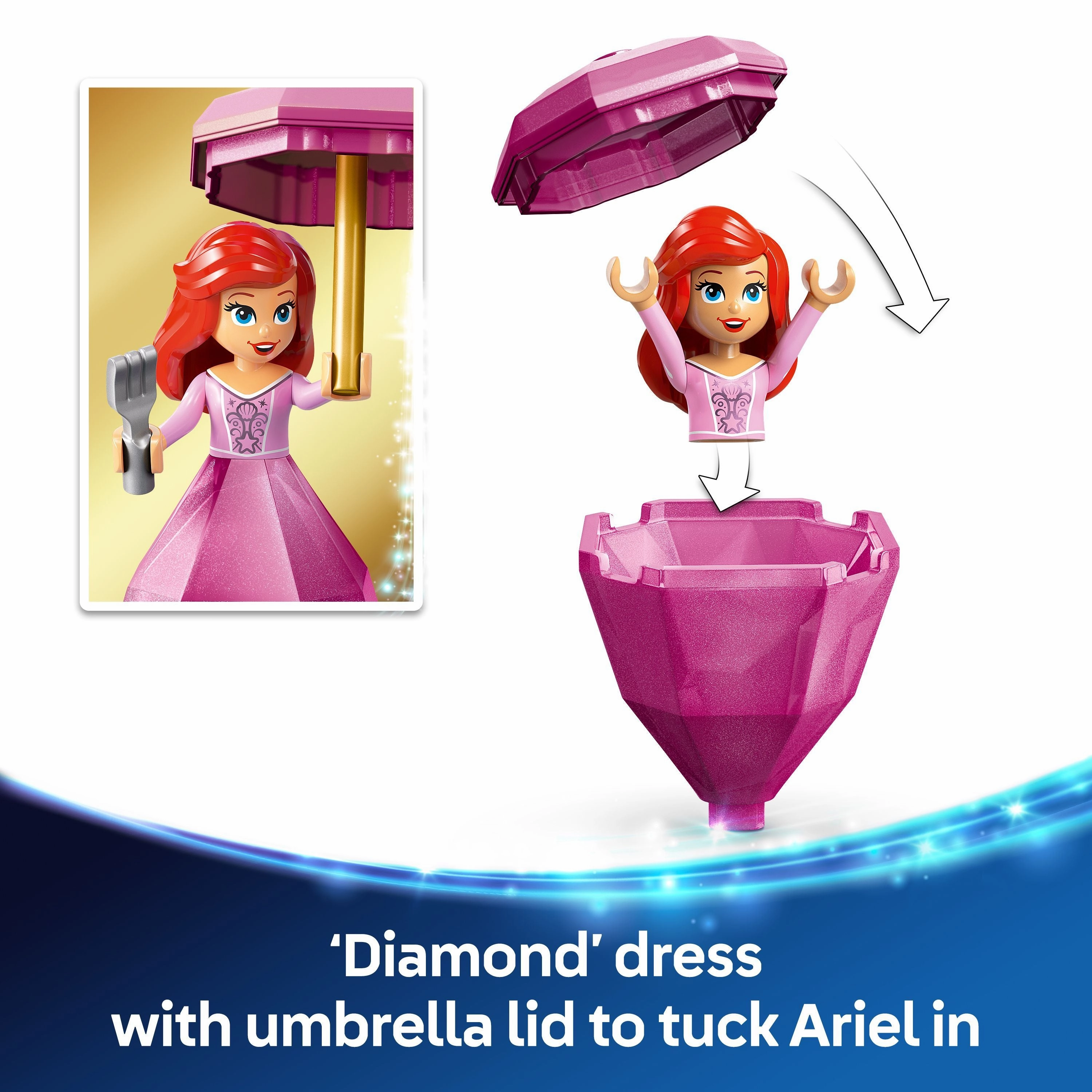 LEGO 43259 Disney Princess Twirling Ariel
