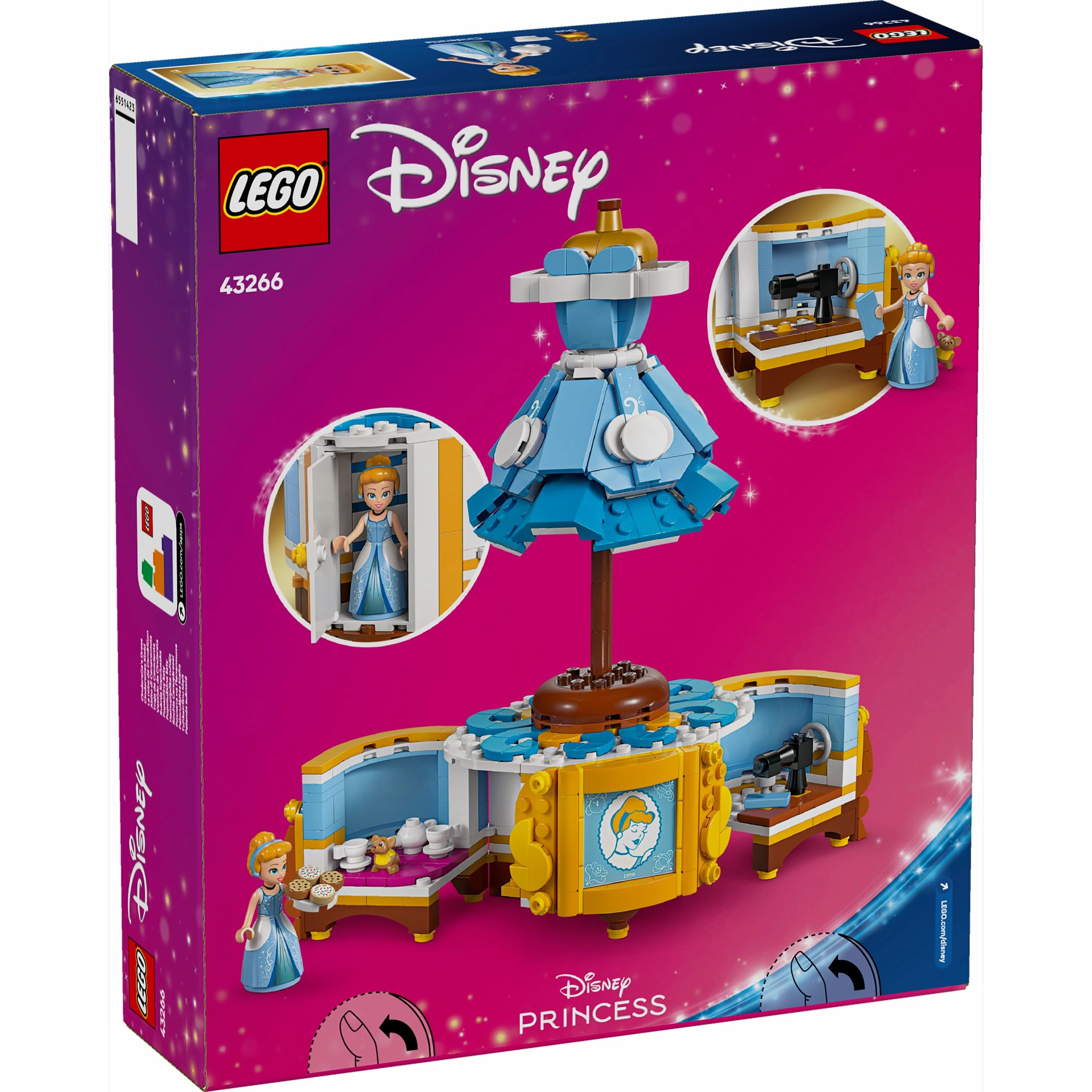LEGO 43266 Disney Princess Cinderellas Dress