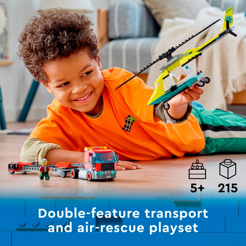 LEGO 60343 City Rescue Helicopter Transport