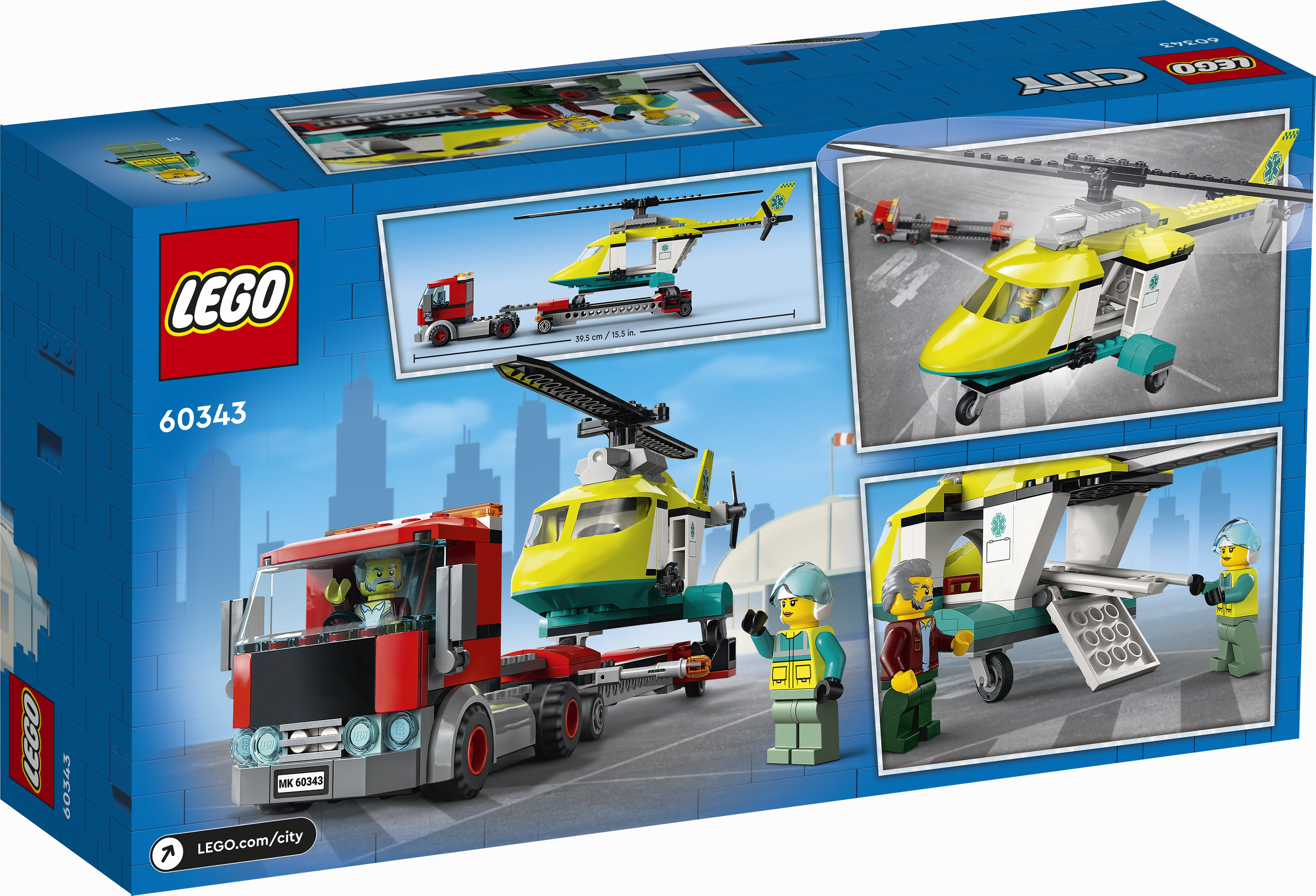 LEGO 60343 City Rescue Helicopter Transport