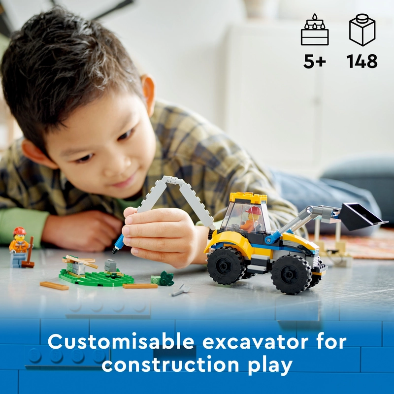LEGO 60385 City Construction Digger