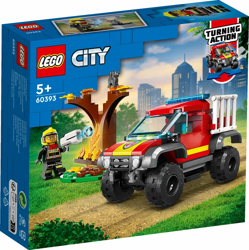 LEGO 60393 City 4X4 Fire Truck Rescue