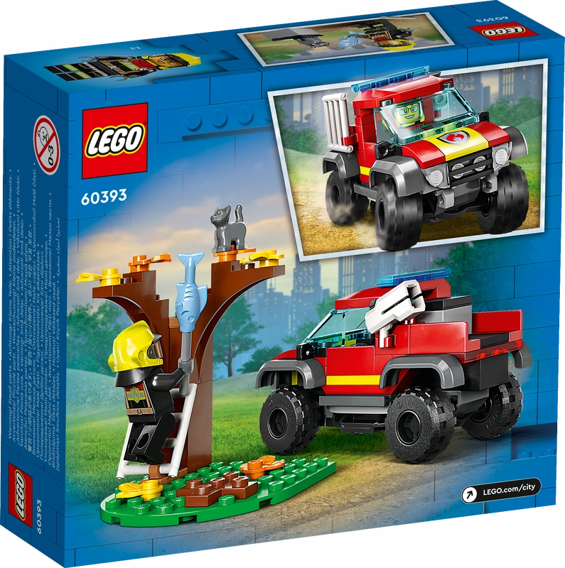 LEGO 60393 City 4X4 Fire Truck Rescue