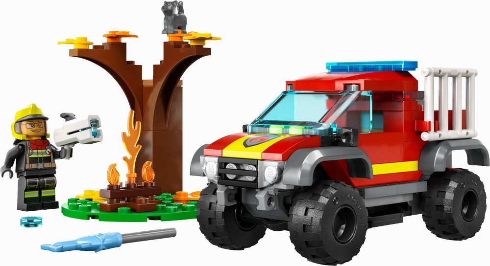 LEGO 60393 City 4X4 Fire Truck Rescue