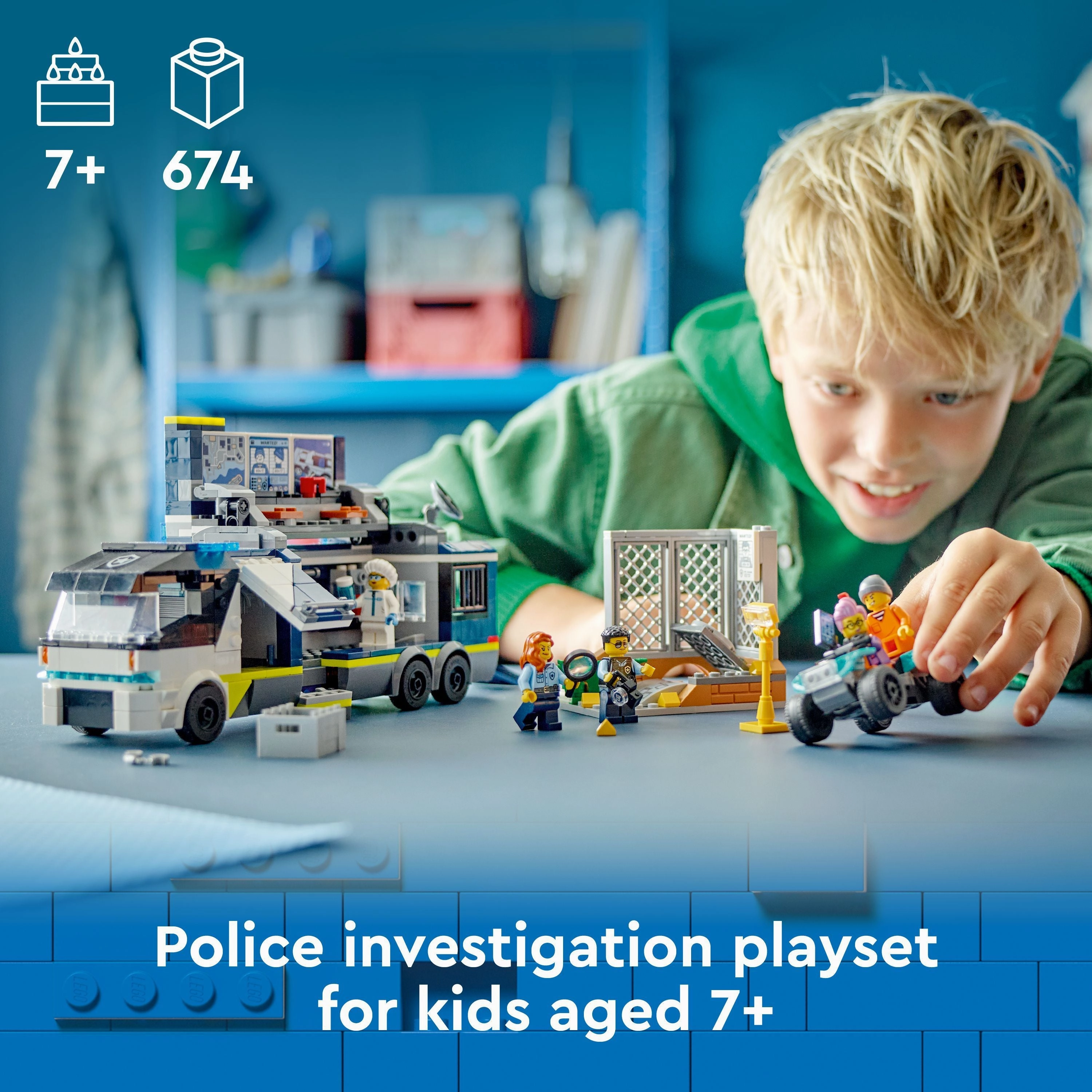 LEGO 60418 City Police Mobile Crime Lab Truck