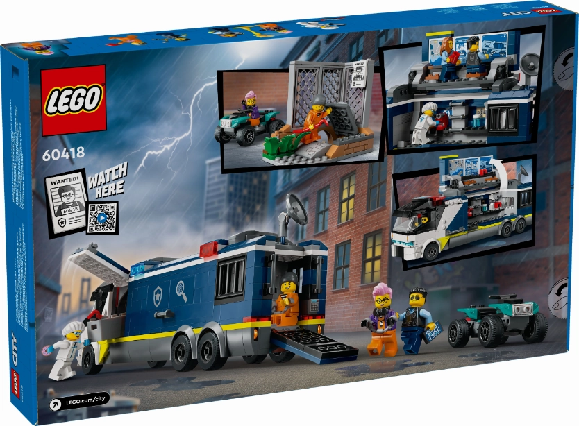 LEGO 60418 City Police Mobile Crime Lab Truck