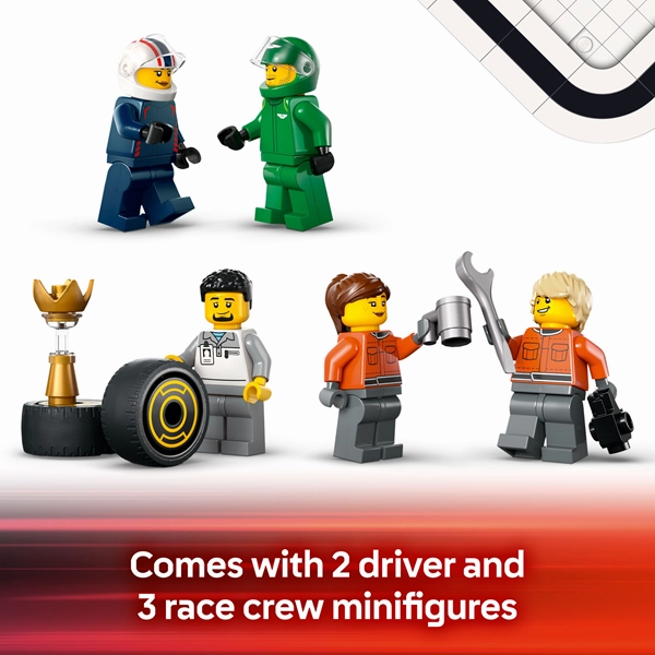 LEGO 60445 City F1 Truck with RB20 & AMR24 F1 Cars