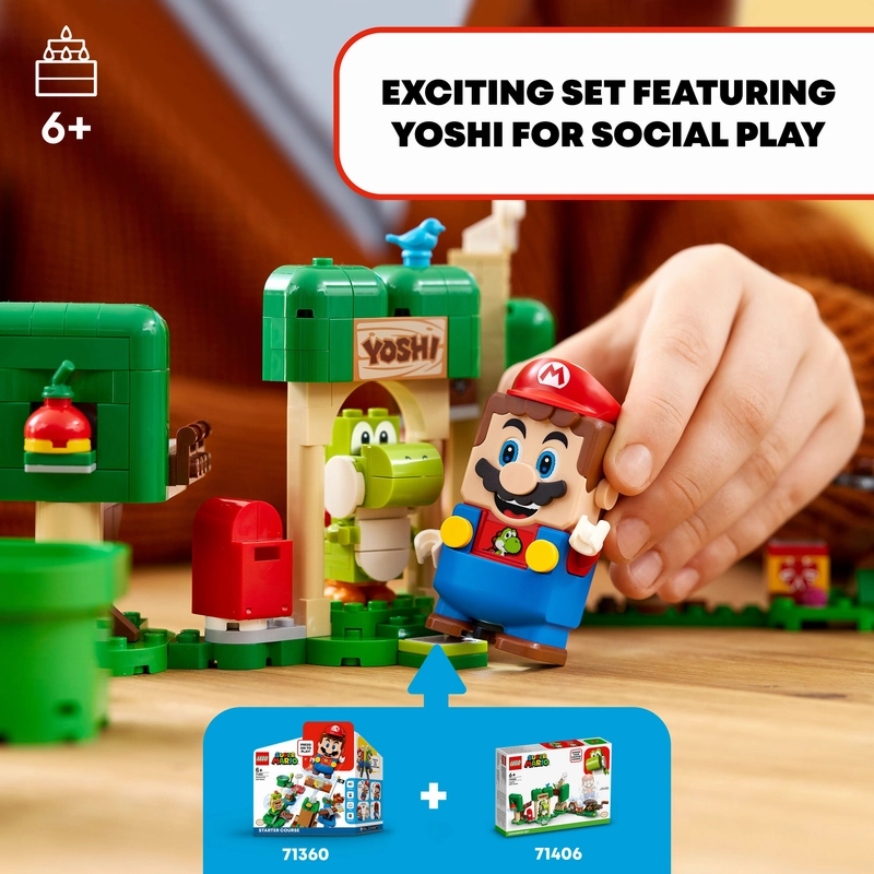LEGO 71406 Super Mario Yoshis Gift House Expansion Set