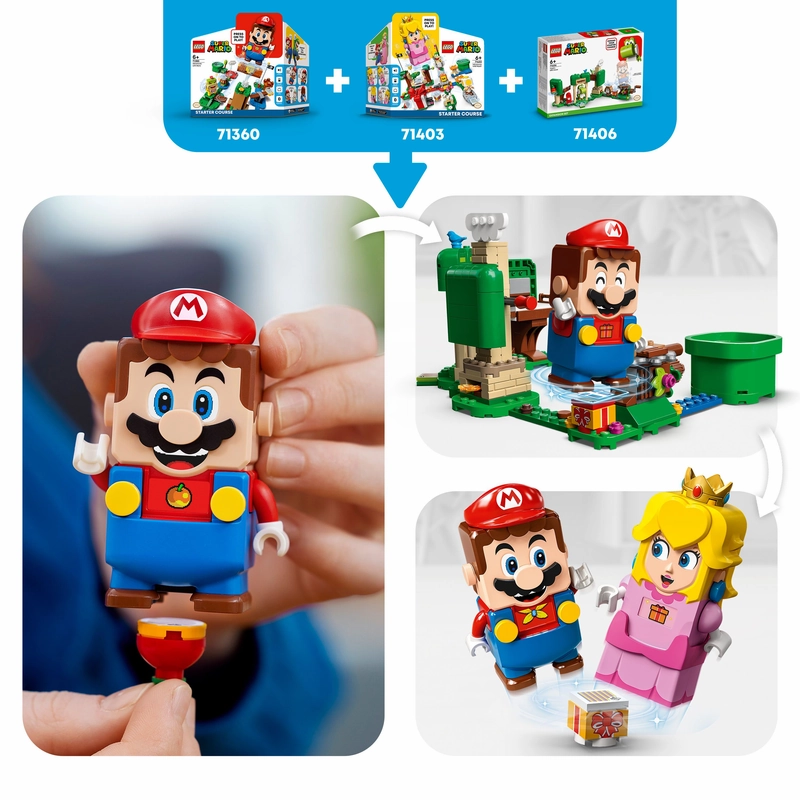 LEGO 71406 Super Mario Yoshis Gift House Expansion Set