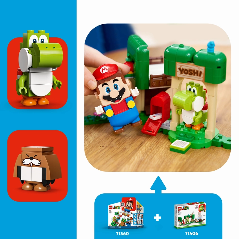 LEGO 71406 Super Mario Yoshis Gift House Expansion Set