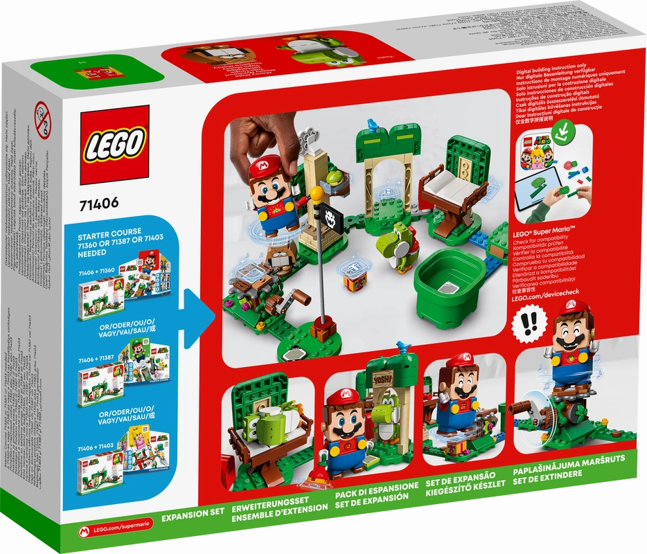 LEGO 71406 Super Mario Yoshis Gift House Expansion Set