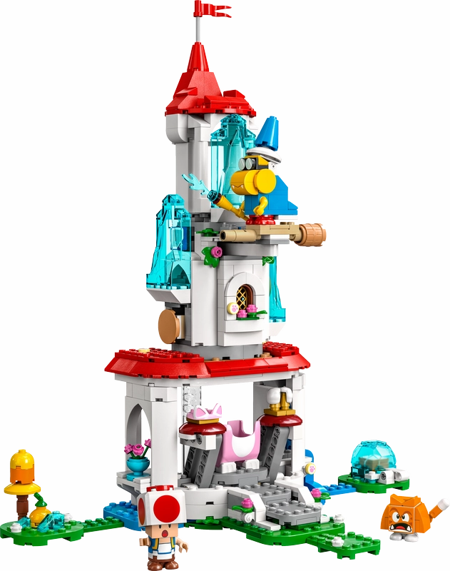 LEGO 71407 Super Mario Cat Peach Suit And Frozen Tower Expansion Set