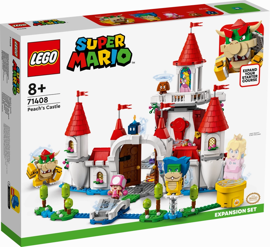 LEGO 71408 Super Mario Peach's Castle Expansion Set