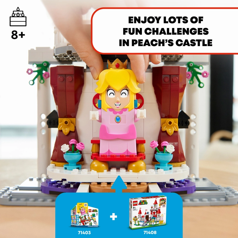 LEGO 71408 Super Mario Peach's Castle Expansion Set