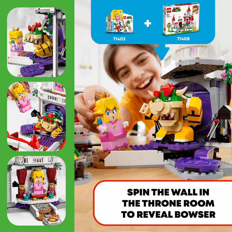 LEGO 71408 Super Mario Peach's Castle Expansion Set