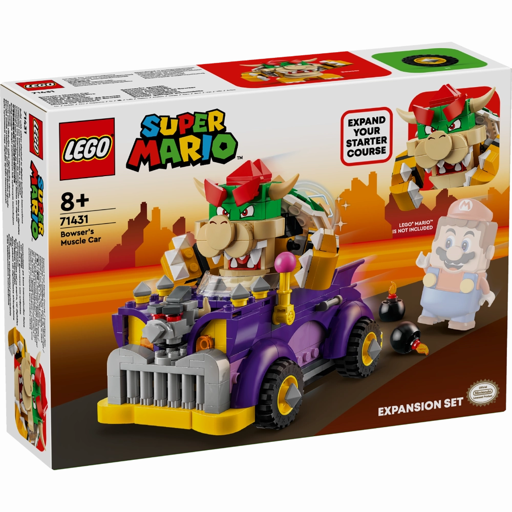 LEGO 71431 Super Mario Bowser's Muscle Car Expansion Set