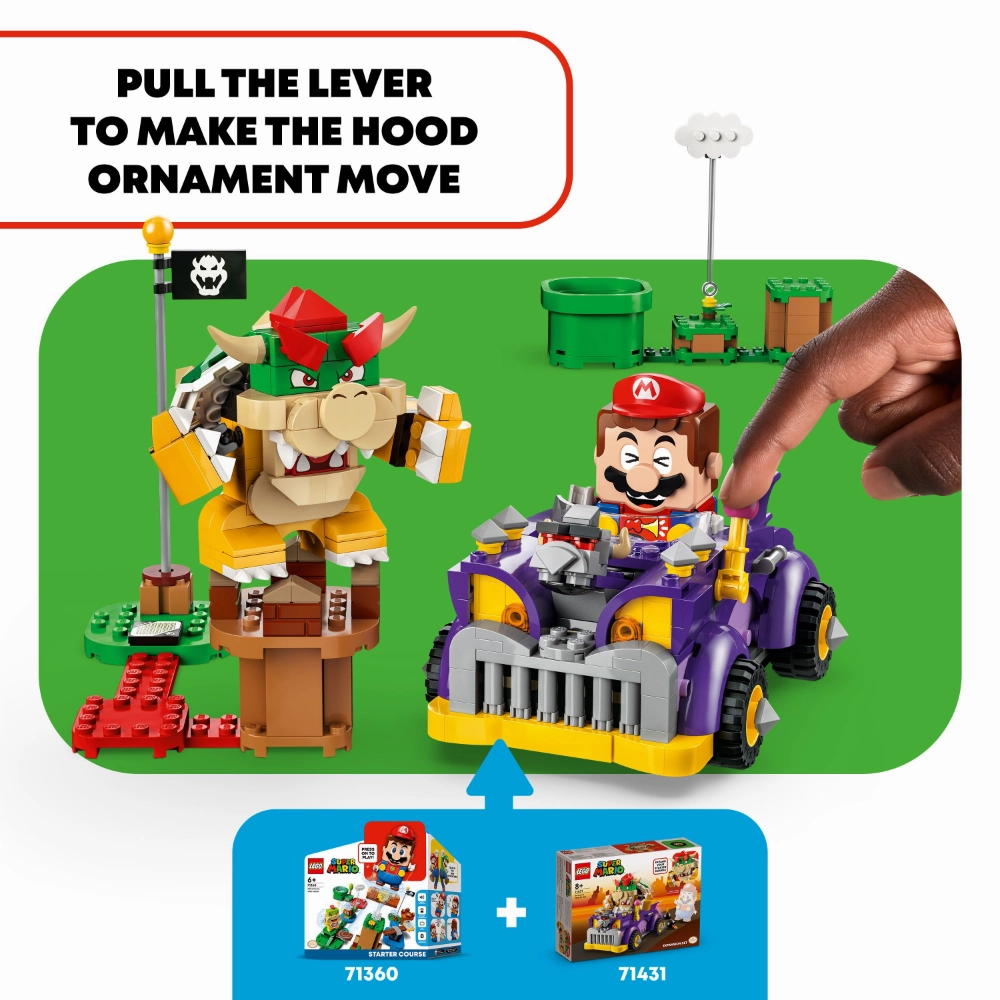 LEGO 71431 Super Mario Bowser's Muscle Car Expansion Set