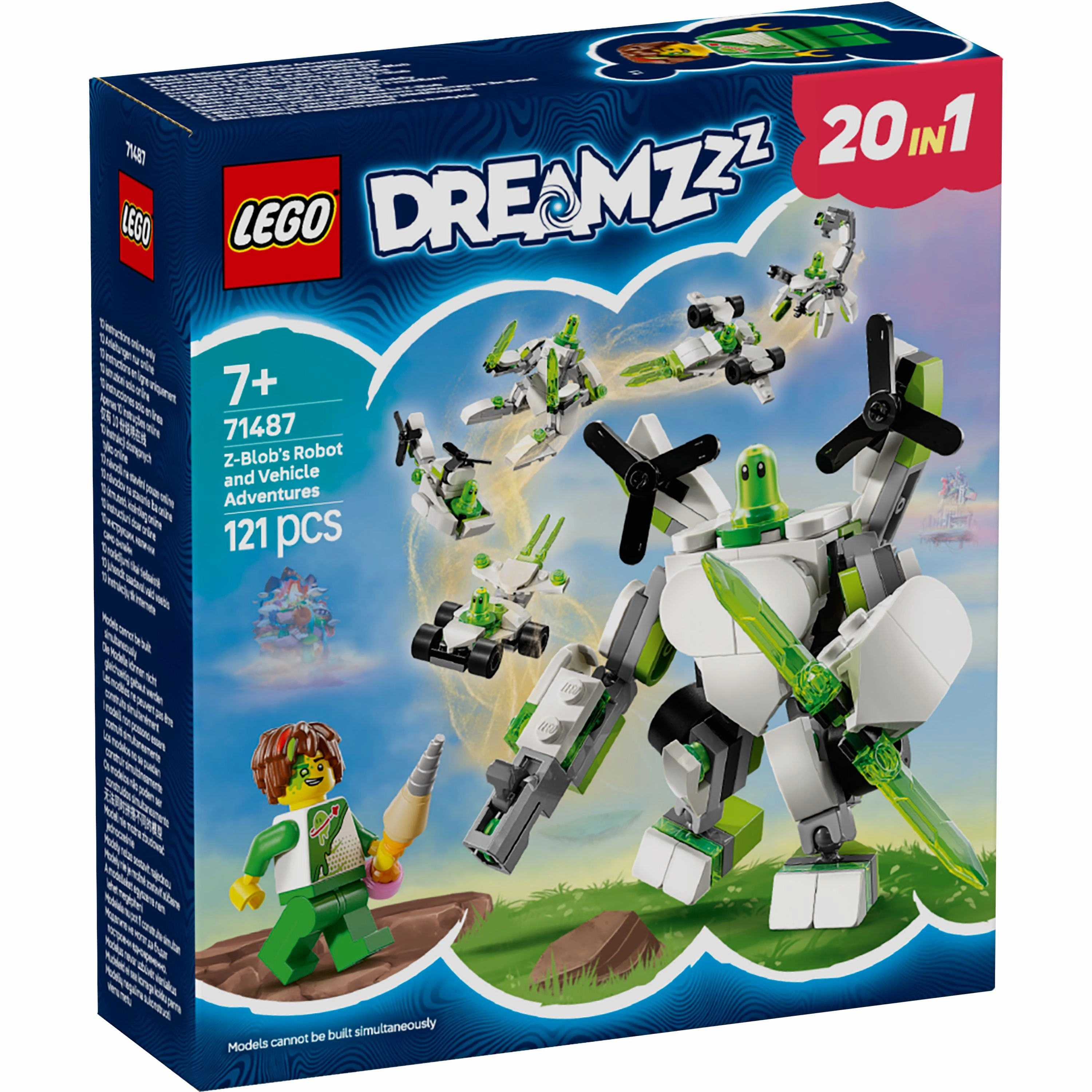 LEGO 71487 DREAMZzz Z-Blob's Robot and Vehicle Adventures